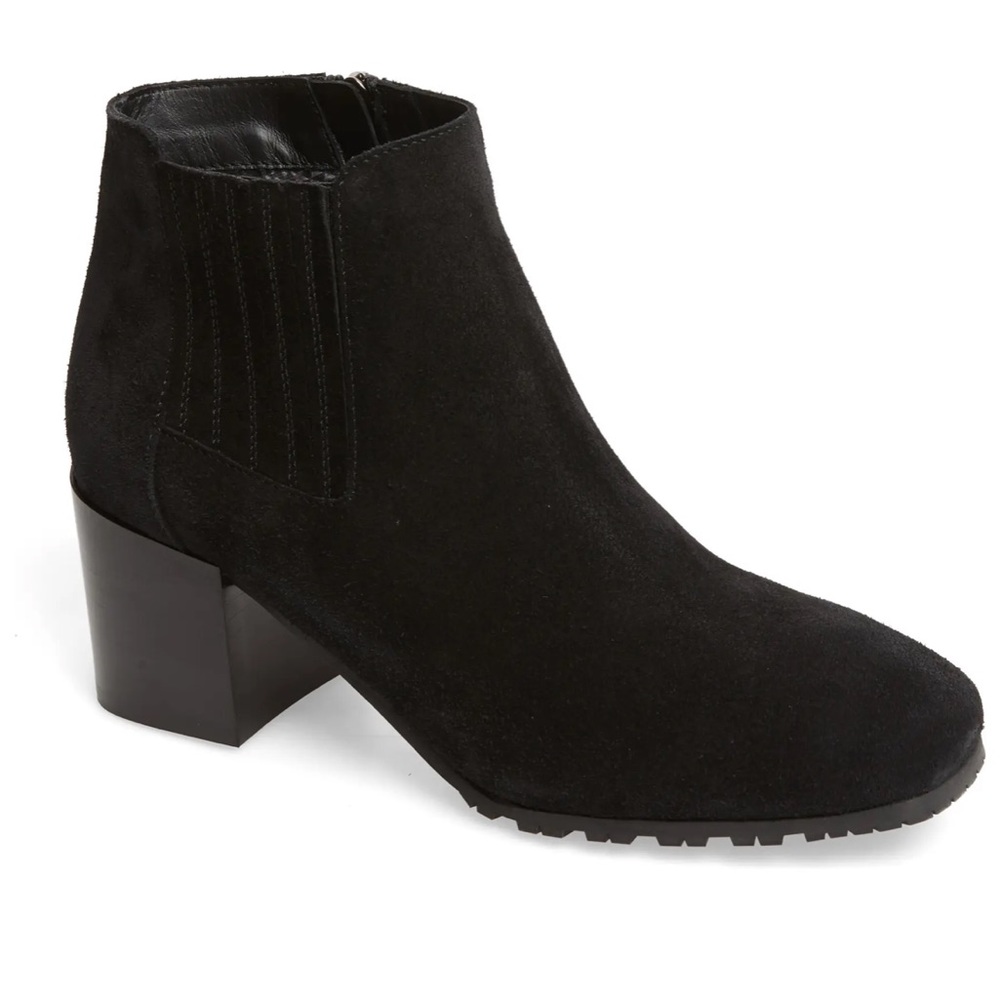 Aquatalia waterproof block heeled bootie - size 7.5